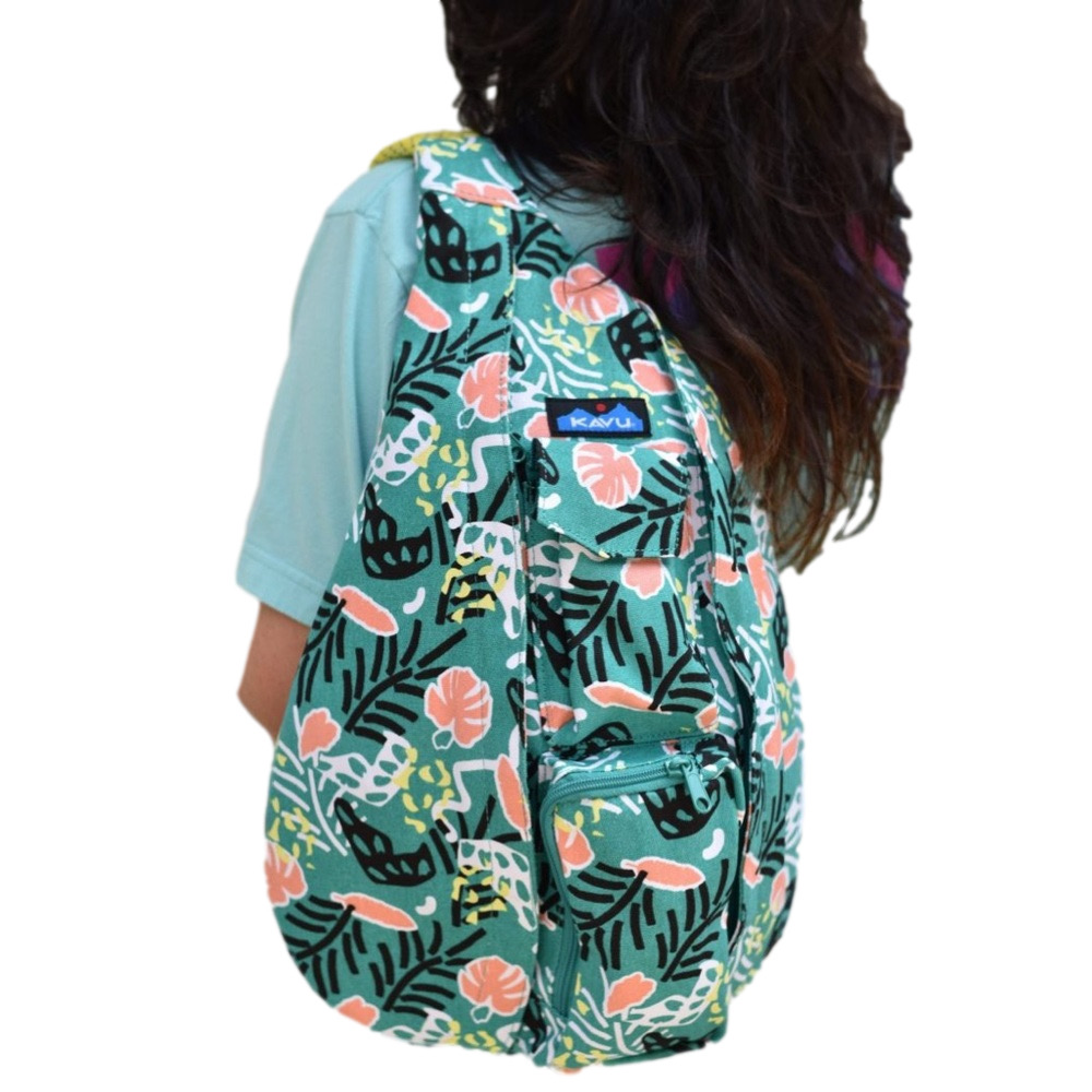 Kavu Jungle Party Print Rope Bag